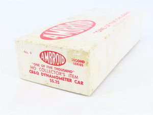 HO Scale Ambroid Kit No 9 CB&Q Burlington Dynamometer Car