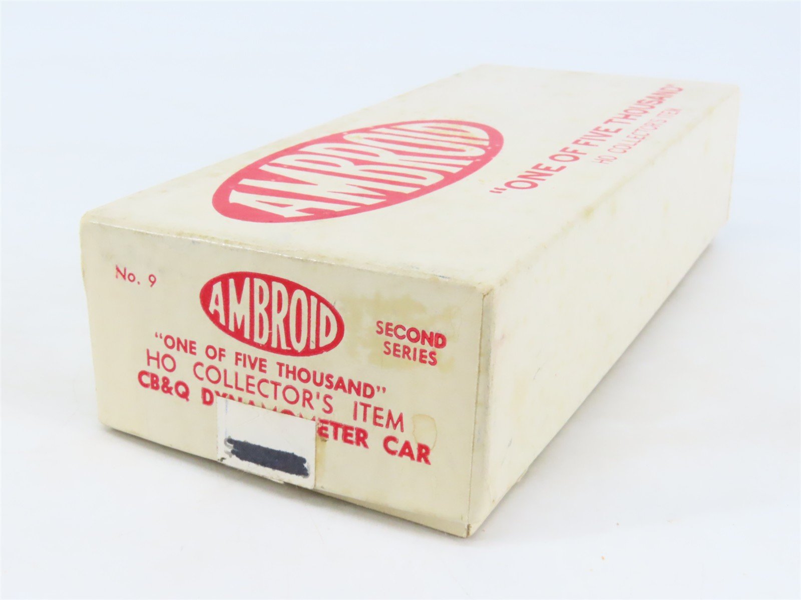 HO Scale Ambroid Kit No 9 CB&Q Burlington Dynamometer Car