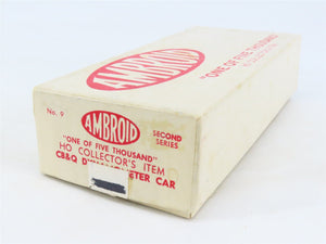 HO Scale Ambroid Kit No 9 CB&Q Burlington Dynamometer Car