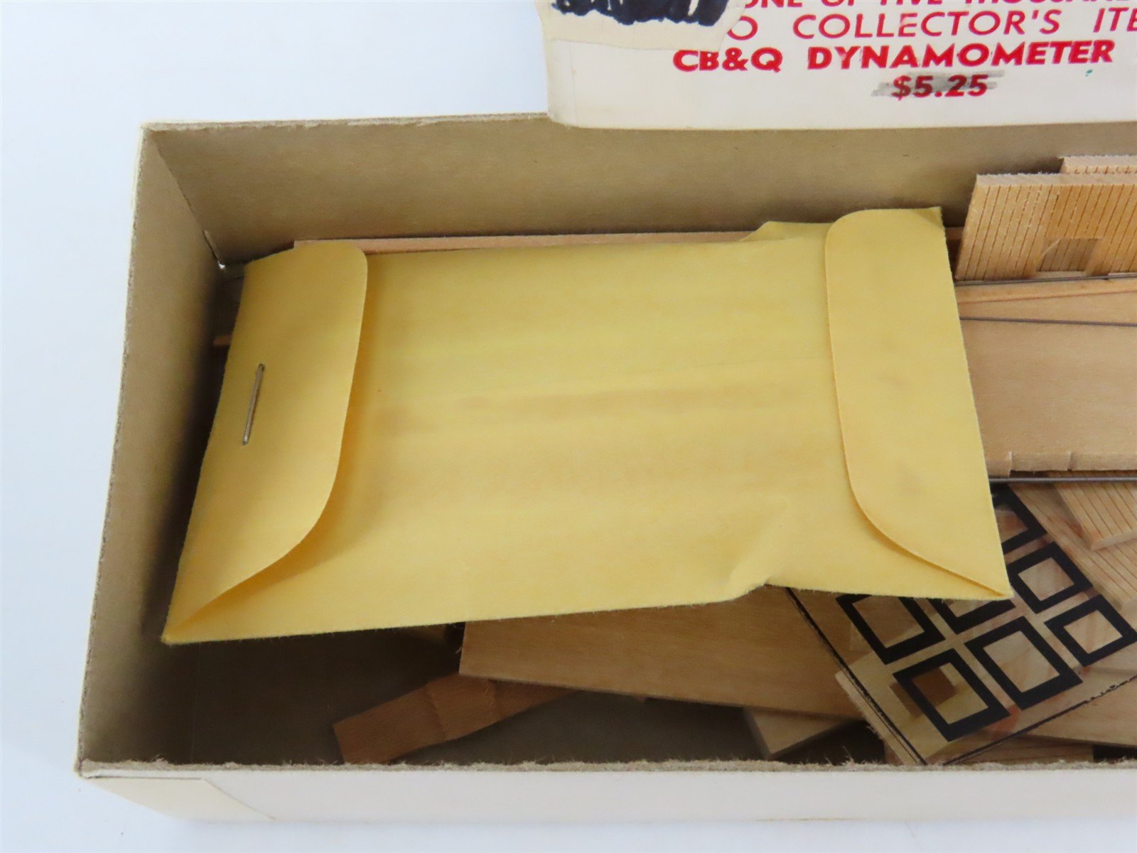 HO Scale Ambroid Kit No 9 CB&Q Burlington Dynamometer Car