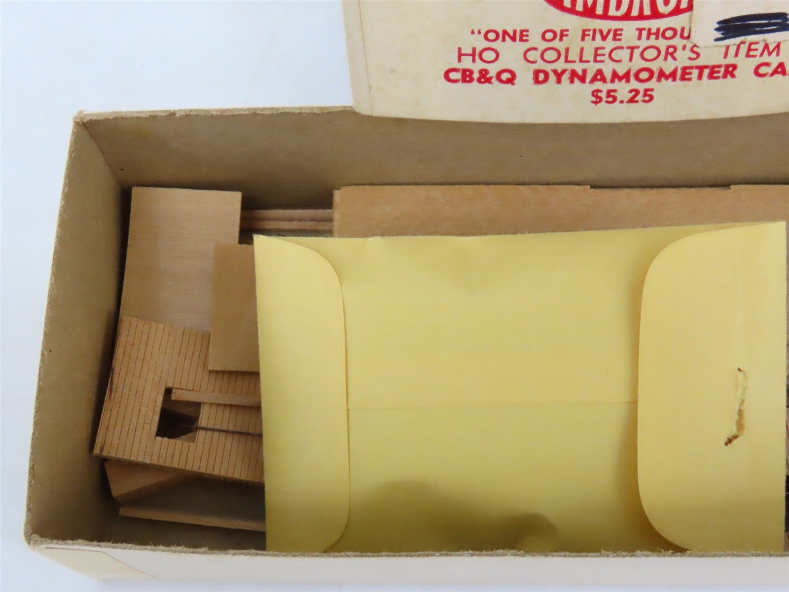 HO Scale Ambroid Kit No 9 CB&Q Burlington Dynamometer Car