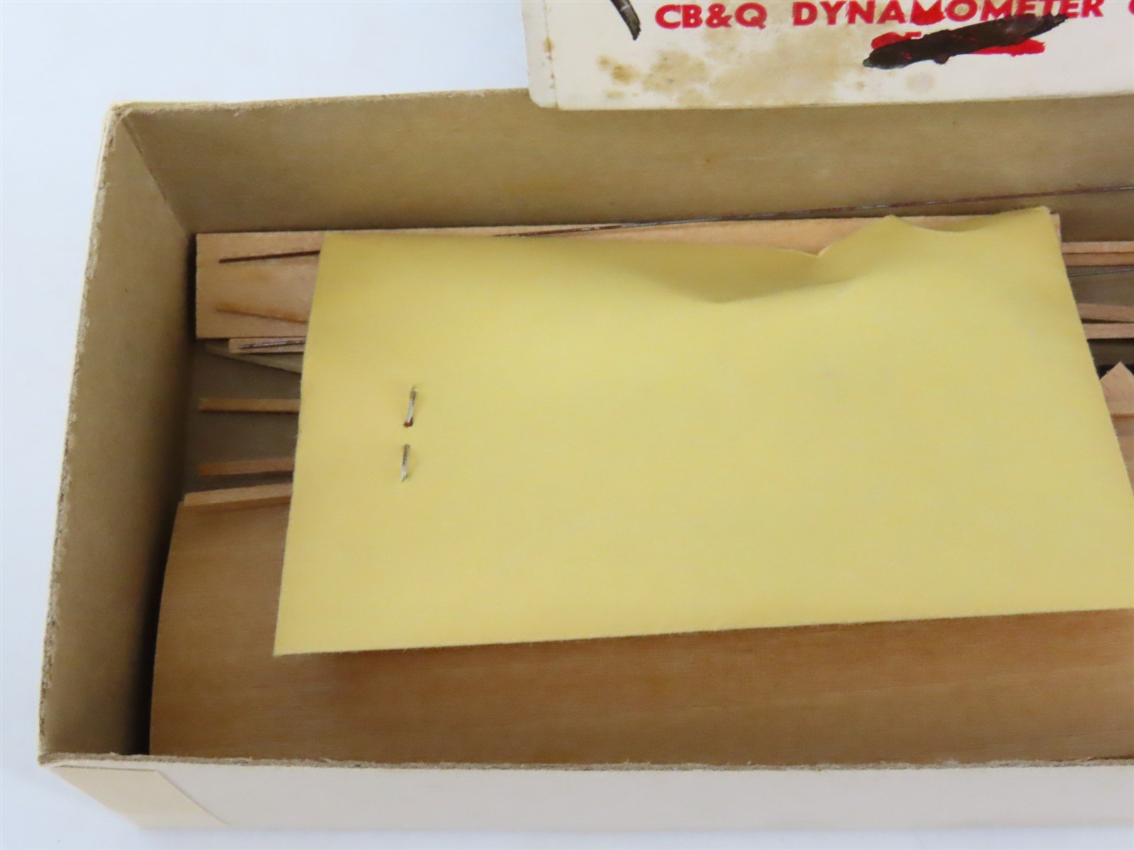 HO Scale Ambroid Kit No. 9 CB&Q Burlington Dynamometer Car