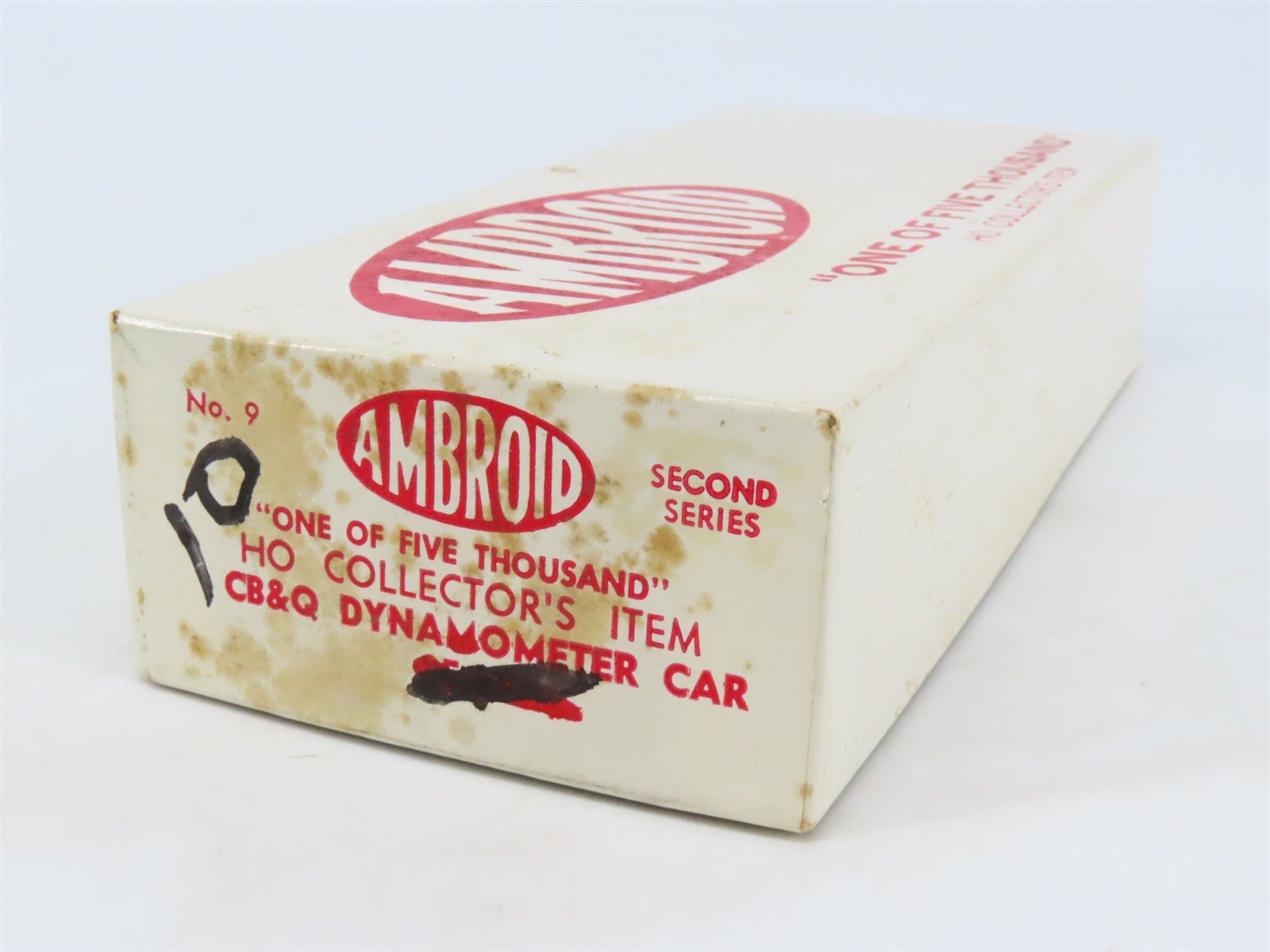 HO Scale Ambroid Kit No. 9 CB&Q Burlington Dynamometer Car