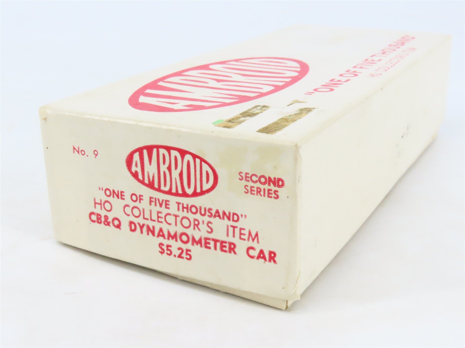HO Scale Ambroid Kit No 9 CB&Q Burlington Dynamometer Car