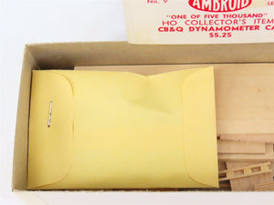 HO Scale Ambroid Kit No 9 CB&Q Burlington Dynamometer Car