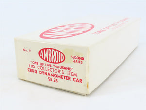 HO Scale Ambroid Kit No 9 CB&Q Burlington Dynamometer Car