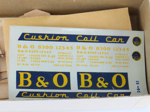 HO Scale Ambroid Kit No 7 B&O Baltimore & Ohio Cushion Coil Car #8300