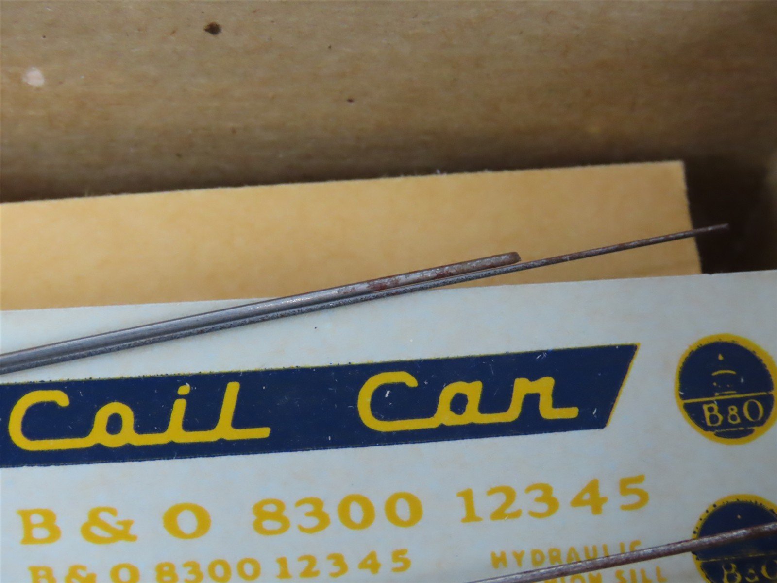 HO Scale Ambroid Kit No 7 B&O Baltimore & Ohio Cushion Coil Car #8300
