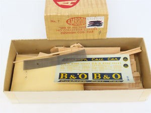 HO Scale Ambroid Kit No 7 B&O Baltimore & Ohio Cushion Coil Car #8300