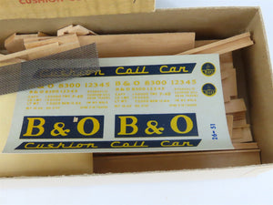 HO Scale Ambroid Kit No 7 B&O Baltimore & Ohio Cushion Coil Car #8300