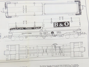 HO Scale Ambroid Kit No 7 B&O Baltimore & Ohio Cushion Coil Car #8300