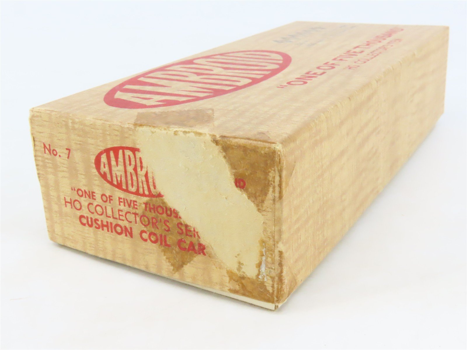 HO Scale Ambroid Kit No 7 B&O Baltimore & Ohio Cushion Coil Car #8300