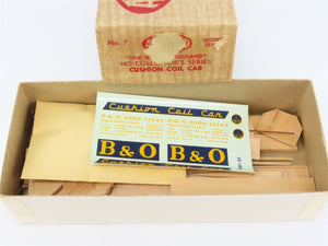 HO Scale Ambroid Kit No 7 B&O Baltimore & Ohio Cushion Coil Car #8300