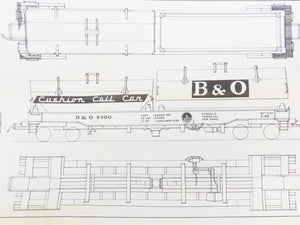 HO Scale Ambroid Kit No 7 B&O Baltimore & Ohio Cushion Coil Car #8300