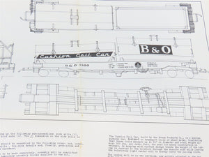 HO Scale Ambroid Kit No 7 B&O Baltimore & Ohio Cushion Coil Car #8300