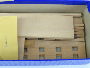HO Scale Ambroid Kit #10 Wood Unlettered Triple Decker Dormitory Car