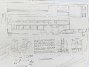 HO Scale Ambroid Kit No 8 Wood Unlettered Working Combine / Caboose