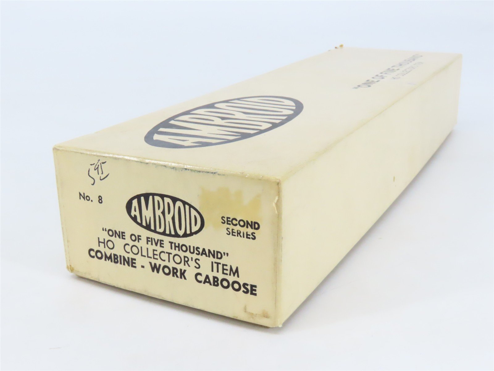 HO Scale Ambroid Kit No 8 Wood Unlettered Working Combine / Caboose