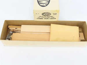 HO Scale Ambroid Kit No 8 Wood Unlettered Working Combine / Caboose