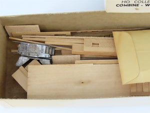 HO Scale Ambroid Kit No 8 Wood Unlettered Working Combine / Caboose