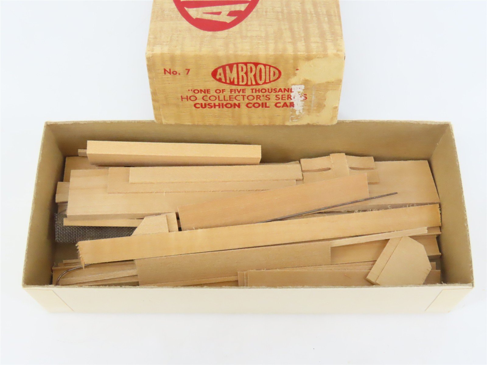 HO Scale Ambroid Kit No 7 B&O Baltimore & Ohio Cushion Coil Car #8300