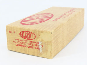 HO Scale Ambroid Kit No 7 B&O Baltimore & Ohio Cushion Coil Car #8300