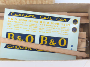HO Scale Ambroid Kit No 7 B&O Baltimore & Ohio Cushion Coil Car #8300