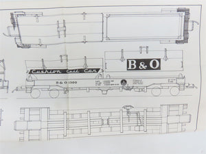 HO Scale Ambroid Kit No 7 B&O Baltimore & Ohio Cushion Coil Car #8300