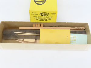 HO Scale Ambroid Double Kit No 5 MEC/BAR 70' Pulpwood 70-Ton Bulkhead Flat Car