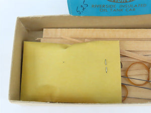 HO Scale Ambroid Kit No 4 ROTX Riverside Oil Co Insulated Tank Car #118