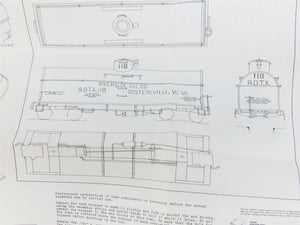 HO Scale Ambroid Kit No 4 ROTX Riverside Oil Co Insulated Tank Car #118