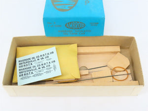 HO Scale Ambroid Kit No 4 ROTX Riverside Oil Co Insulated Tank Car #118