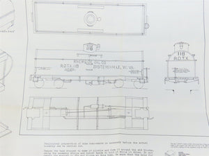 HO Scale Ambroid Kit No 4 ROTX Riverside Oil Co Insulated Tank Car #118