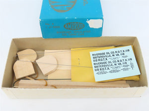 HO Scale Ambroid Kit No 4 ROTX Riverside Oil Co Insulated Tank Car #118