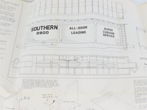 HO Scale Ambroid Kit No 2 SOU Southern Railway All Door Box Car #9800