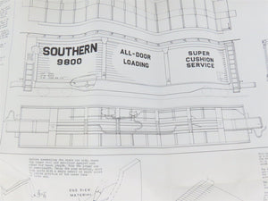 HO Scale Ambroid Kit No 2 SOU Southern Railway All Door Box Car #9800