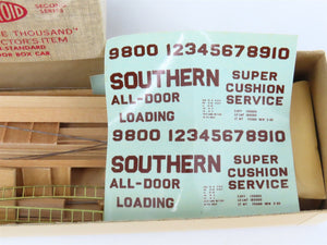 HO Scale Ambroid Kit No 2 SOU Southern Railway All Door Box Car #9800