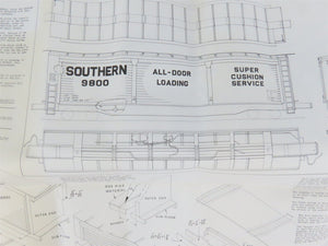 HO Scale Ambroid Kit No 2 SOU Southern Railway All Door Box Car #9800
