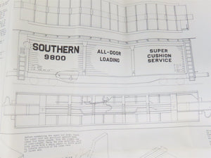 HO Scale Ambroid Kit No 2 SOU Southern Railway All Door Box Car #9800