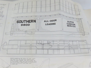 HO Scale Ambroid Kit No 2 SOU Southern Railway All Door Box Car #9800