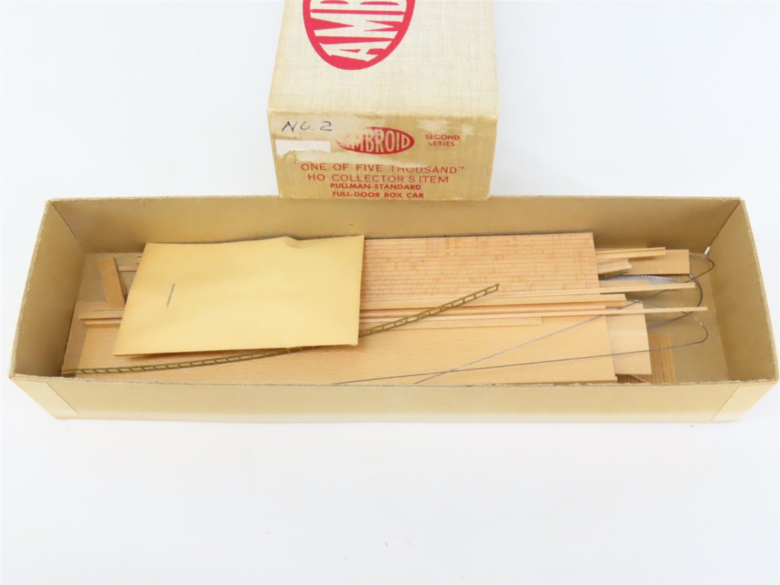 HO Scale Ambroid Kit No 2 SOU Southern Railway All Door Box Car #9800