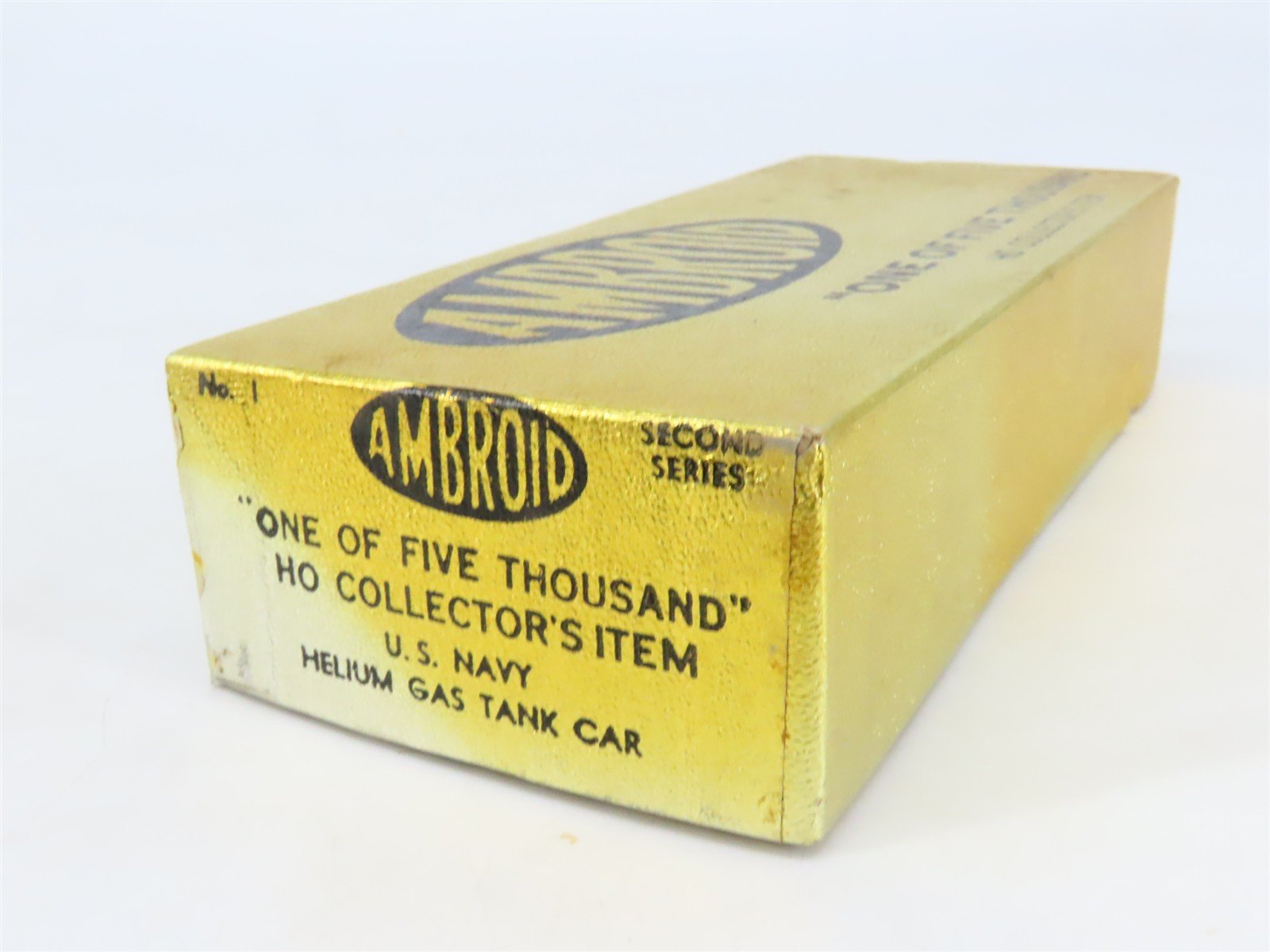 HO Scale Ambroid Kit No 1 USNX United States Navy Helium Gas Tank Car #1019