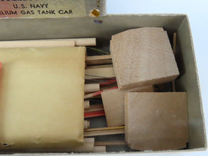 HO Scale Ambroid Kit No 1 USNX United States Navy Helium Gas Tank Car #1019