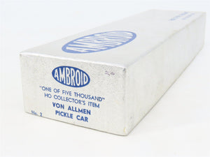 HO Ambroid Kit No 2 GATX Louisville Kentucky Von Allmen Pickle Tank Car #1254