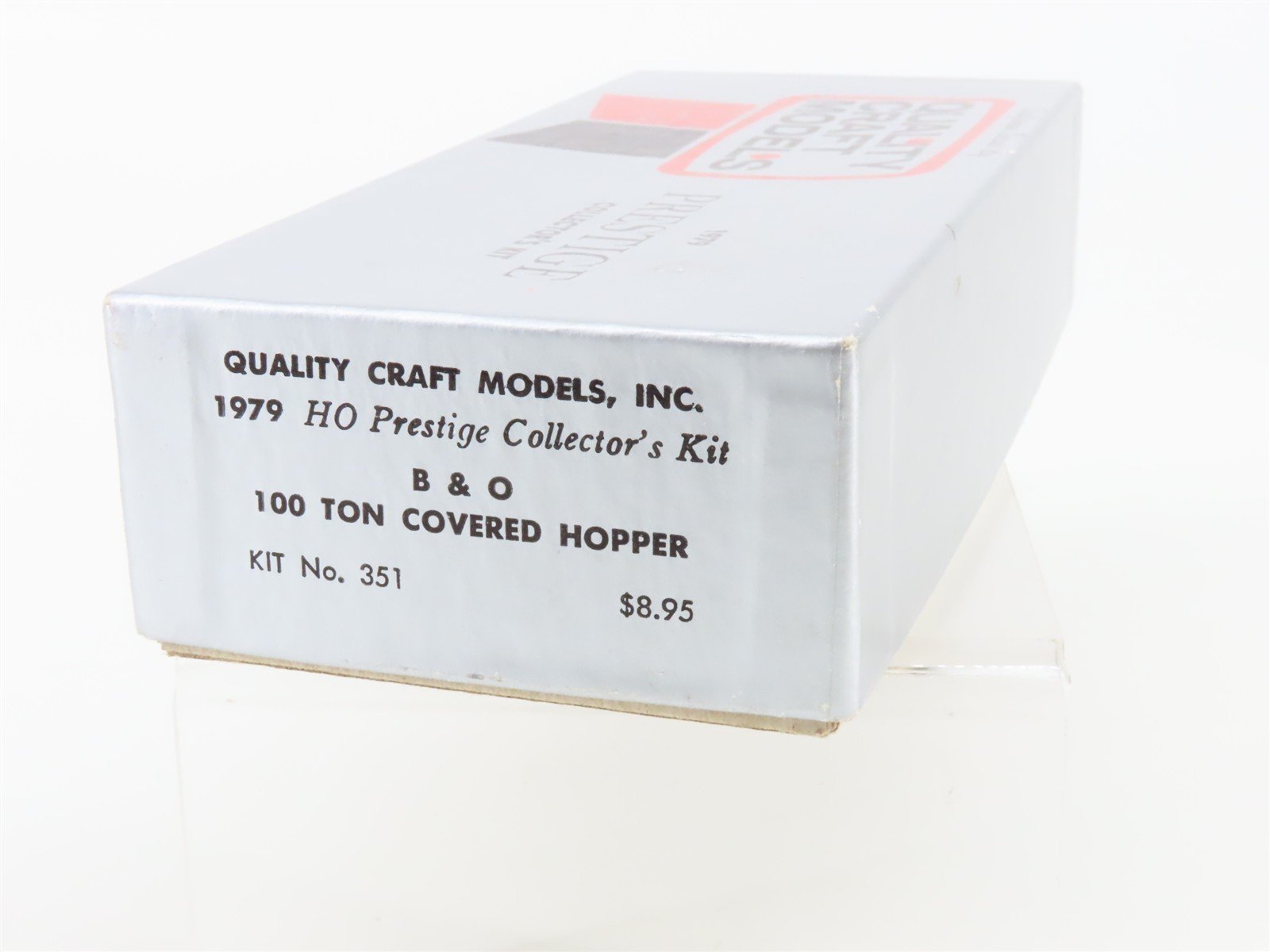 HO Quality Craft Models Kit No 351 B&O Baltimore & Ohio 2-Bay Hopper #600400