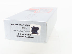 HO Quality Craft Models Kit C&O Chesapeake & Ohio Wood Sheathed Caboose #90984