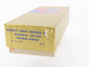 HO Scale Quality Craft Models Kit No 359 SCT Scalecoat 2-Bay Hopper #17701