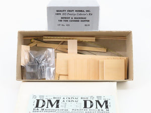 HO Quality Craft Models Kit No 352 D&M Detroit & Mackinac 2-Bay Hopper #6101