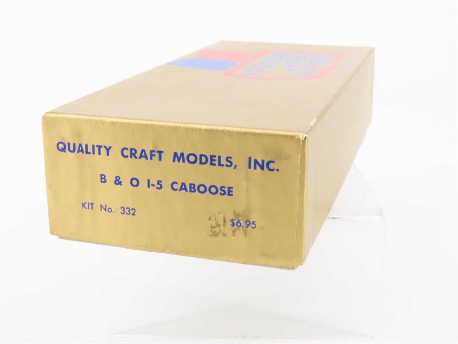 HO Scale Quality Craft Models Kit No 332 B&O Baltimore & Ohio Caboose #C2075