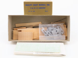 HO Scale Quality Craft Models Kit No 332 B&O Baltimore & Ohio Caboose #C2075